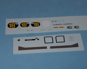 high quality 1:43 decals Ferrari 512S Ecurie Francorchamps 1000km Buenos Aires 1970 #18 Madyero by Remember TK36