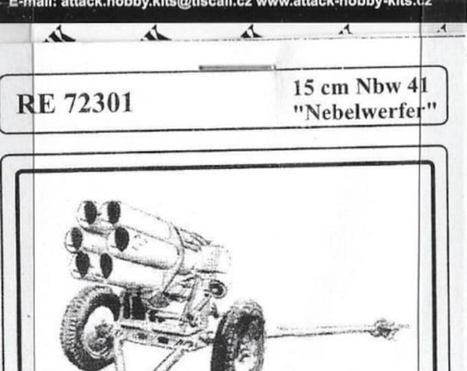 1:72 scale 15cm Nbw 41 "Nebelwerfer" Attack Hobby Kits resin kit RE72301