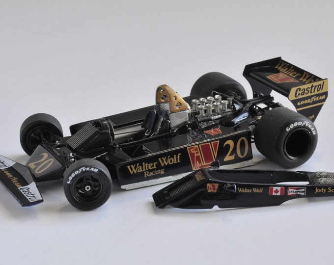 Wolf Ford WR5 F.1 Walter Wolf Racing - Belgian or Spanish Grand Prix 1978 Tameo kit TWU001 1:43 to paint and to assemble