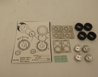 1:43 OZ Racing rally wheels for Lancia Delta Integrale and others (with front spats) Robustelli R70C