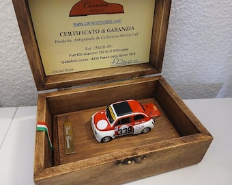 Fiat Abarth 700 Giannini Gr5 Silhouette Passo dello Spino 1979 Gattafoni CARRARA Models 1:43 factory built CM43B-03C