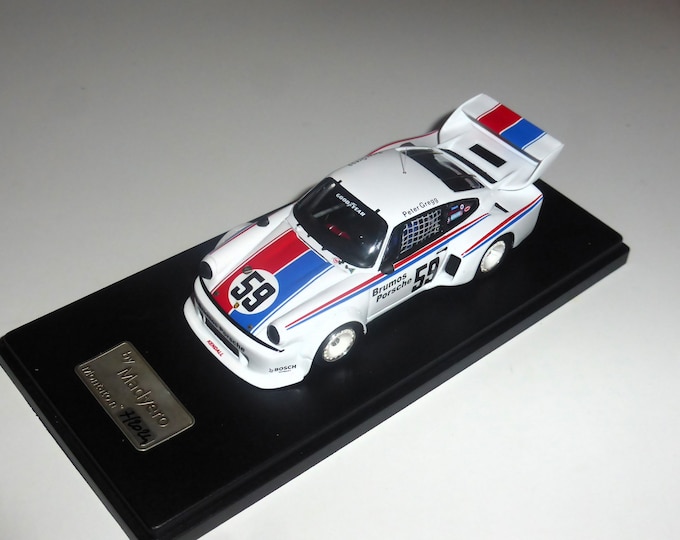 Porsche 934/5 Brumos Racing Trans-Am 1977 #59 Peter Gregg MADYERO by Remember Models 1:43 - Factory built