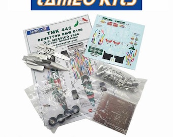 Benetton BMW B186 Mexican GP 1986 Berger or Fabi TAMEO Kits TMK445 1:43 to paint and to assemble