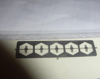 1:43 photoetched 2-ears wheelspins (pack of 5pcs, mm4.0) Carrara SP68