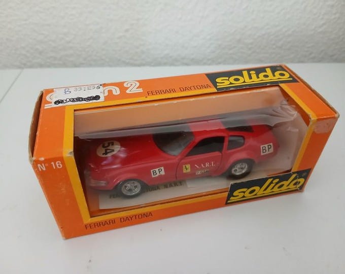 Solido 16 Ferrari Daytona NART Le Mans 1974 competition 1:43 vintage diecast model
