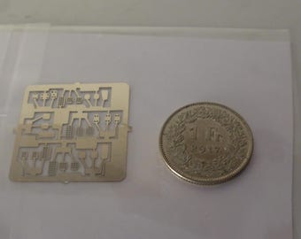 1:43 photoetched pedals for sports and racing cars - many different shapes