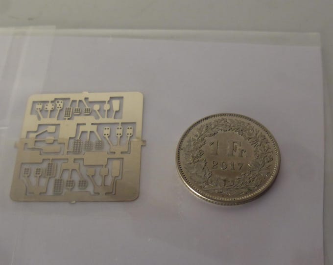 1:43 photoetched pedals for sports and racing cars - many different shapes