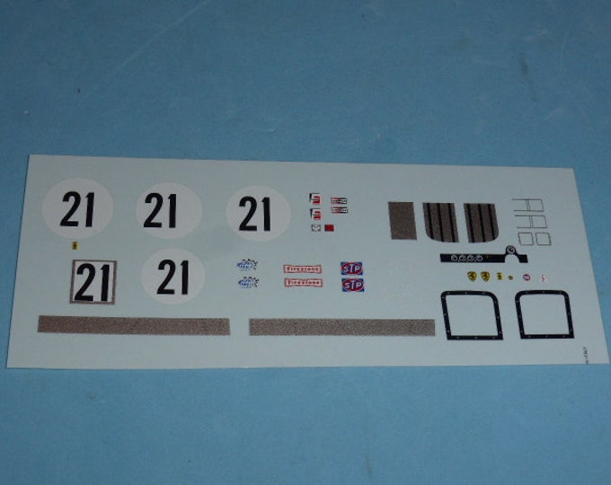 high quality 1:43 decals Ferrari 512S Sefac 12h Sebring 1970 #21 winner Madyero by Remember TK26