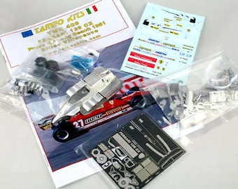 Ferrari 126 CX Formula 1 GP Long Beach 1981 practice Villeneuve TAMEO Kits TMK409 1:43 to paint and to assemble