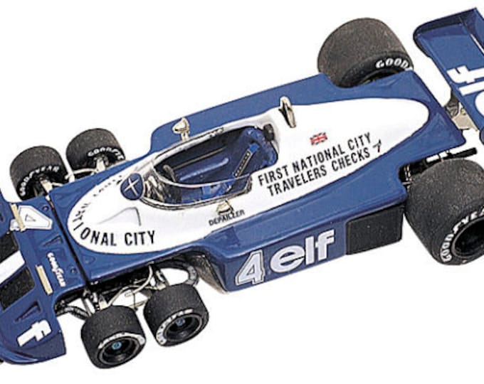 Tyrrell Ford Cosworth P34/2 British GP 1977 Peterson / Depailler TAMEO Kits TMK247 1:43 to paint and to assemble