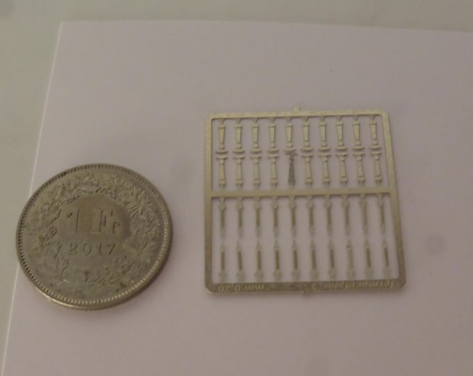 1:43 photoetched bonnet hooks "rubber" and spring for racing cars