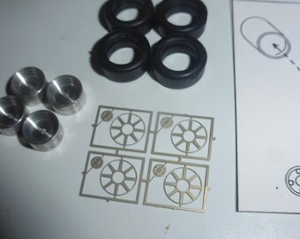 1:43 8-spokes wheels for Ford Sierra and other racing and rally touring cars Robustelli R67A