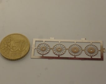 1:43 photoetched inner wheel part (multispoke) for racing Ferrari 550 Maranello etc