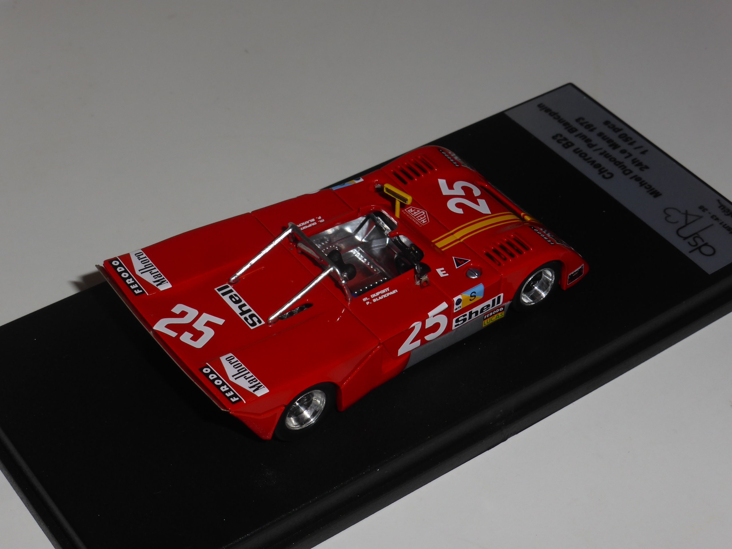 Chevron B23 N°25 24H Du Mans 1973 - Kit MRE Monté 1/43 - Modèle Rare