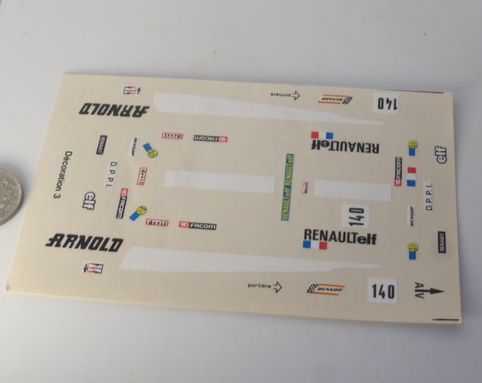 1:43 decals for Renault 5 Coupe 1979 Arnold #140
