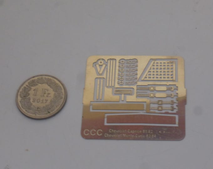 1:43 photoetched set for Chevrolet Caprice and Monte-Carlo Nascar 1981-1984