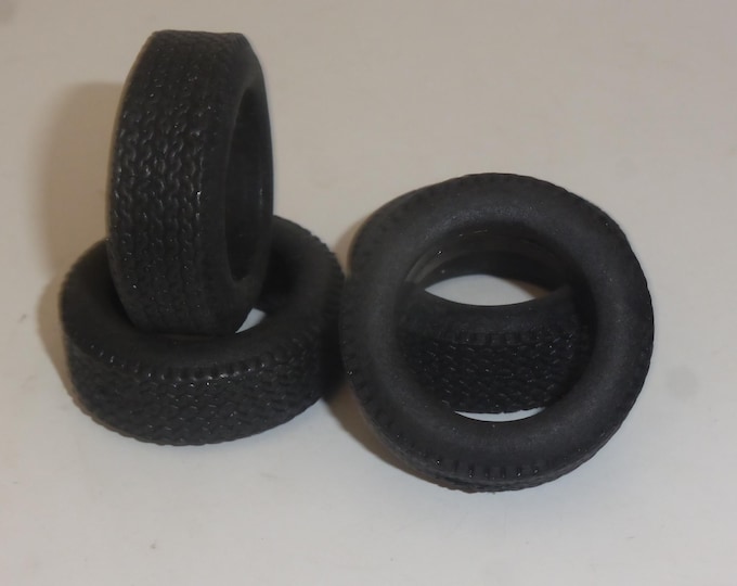 1:18 set of 4 sporting tires for GT and racing cars of the 60-70-80s treaded mm 37.10x14.00