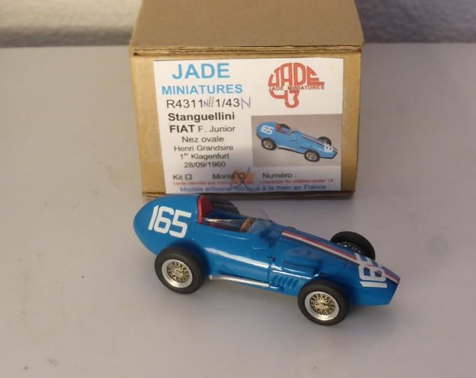 Stanguellini Fiat F.Junior Klagenfurt 1960 Henri Grandsire #165 Jade factory built 1:43 R4311N