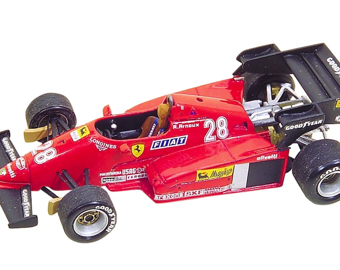 Ferrari 126 C3 Formula 1 Press version and German GP 1983 Tambay/Arnoux TAMEO Kits TMK007 1:43 to paint and to assemble