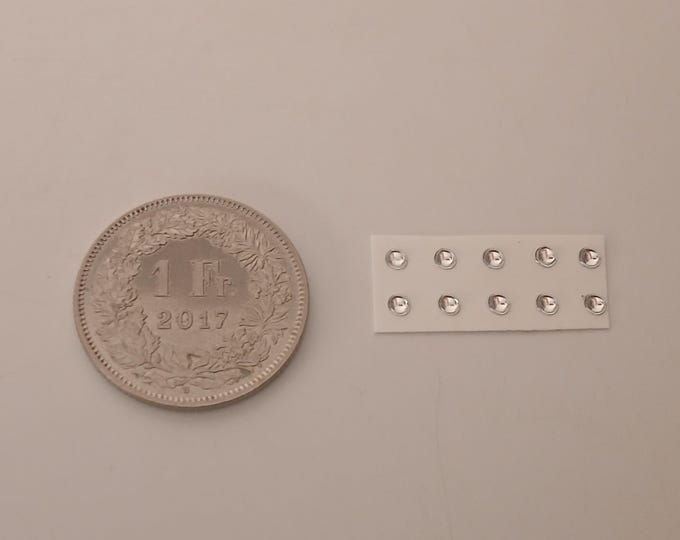 pack of 10 lights for model cars and other models mm 2.5 round CLEAR Remember production