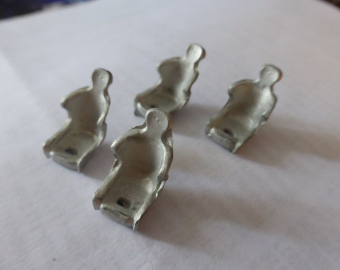 1:43 racing seats for Group 5/6 Porsche cars etc. (pack of 4) white metal Mini Racing production