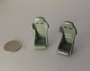 1:24 racing seats (2 pieces) for rally, sports, GT and touring cars of the 80-90s