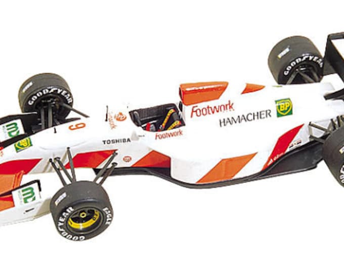 Footwork Mugen FA13 F.1 German GP 1992 Aguri Suzuki or Michele Alboreto Tameo Kits TMK161 1:43 to paint and to assemble
