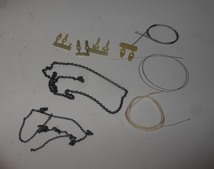 Chains and cables plus resin hooks 1:48 and 1/43 scale for vehicles and tanks Gaso.line production 50535
