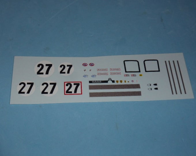 high quality 1:43 decals Ferrari 512S Sefac 24h Daytona 1970 #27 Madyero by Remember TK21