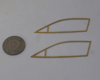 Ferrari Testarossa Bburago 1:24 Photo Etched Window Frames Brass Model Upgrade Parts