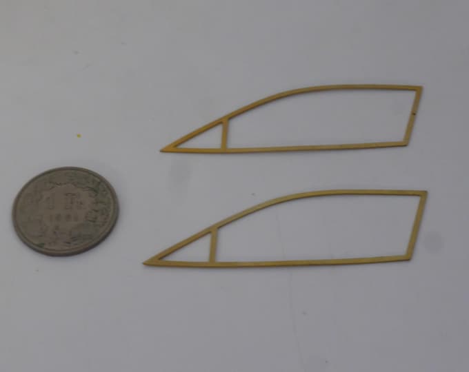 Ferrari Testarossa Bburago 1:24 Photo Etched Window Frames Brass Model Upgrade Parts