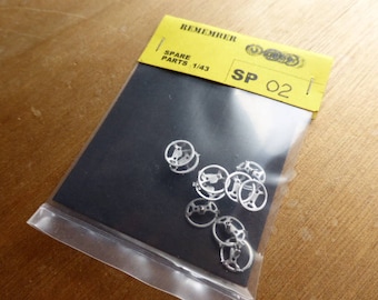 white metal Porsche steering wheels 1:43 scale models Remember SP02 (pack of 10)