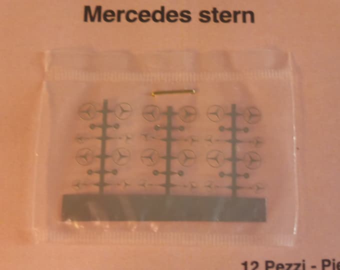 photo etched 1:43 Mercedes stars trade marks (small and big size) Tameo FT22