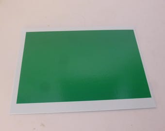 Waterslide decals sheet GLOSS MID GREEN colour (cm 11.80x8.00) Interdecal production