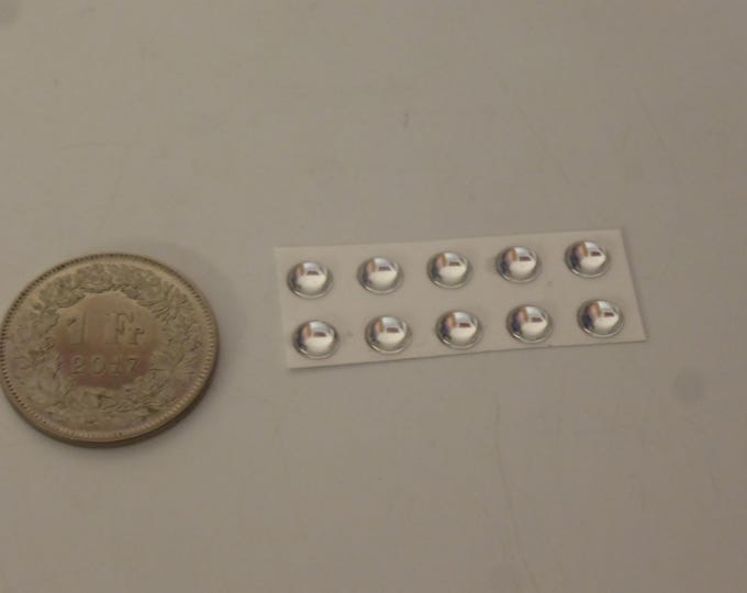 pack of 10 lights for model cars and other models mm 5.0 round CLEAR Remember production