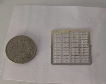 1:43 photoetched bonnet fasterners "rubber"-type for sports and racing cars