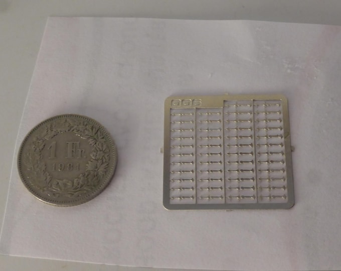 1:43 photoetched bonnet fasterners "rubber"-type for sports and racing cars