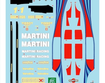 1:43 waterslide serigraphed decals Lotus 80 Spanish GP 1979 Andretti Tameo SLK041