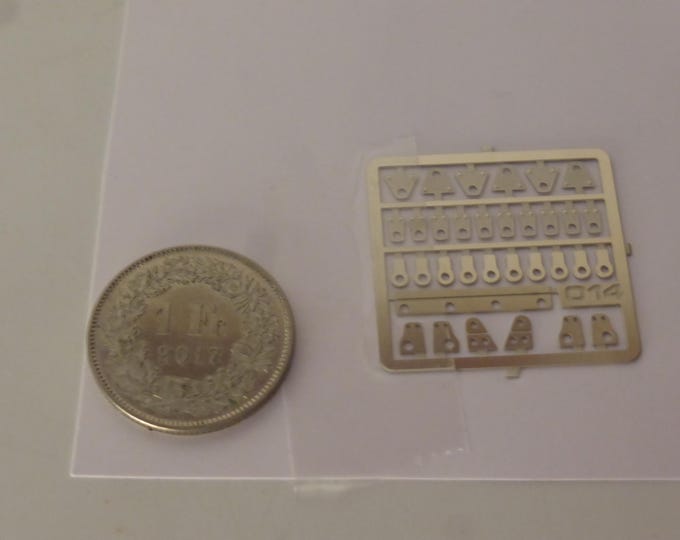 1:43 photoetched set with lights supports for rally and racing cars