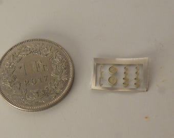 Photoetched front lights position lights side blinkers and door handles for Iveco and Fiat trucks by Nonomologati 1:87 H0