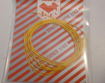 ignition wire suitable for 1:43 or 1/24 models (yellow colour 0.5mm diameter) Tron production