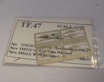 1:24 standard photoetched windscreen wipers (mm 22) pack of 4 couples Tron TF47