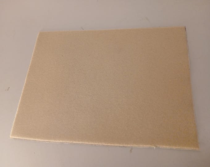 Self adhesive velvet (plush effect) for model cars interiors (floors, panels, ceilings etc) CREAM Tron production