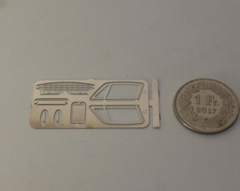 1:43 photoetched set for Ferrari 275 GTB and other Ferraris of the 60s (frames, grilles etc)