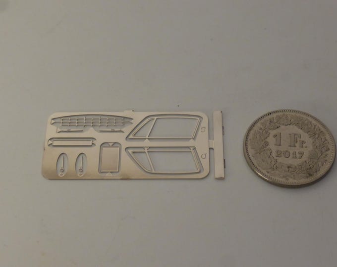 1:43 photoetched set for Ferrari 275 GTB and other Ferraris of the 60s (frames, grilles etc)