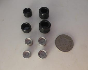 1:43 white metal wheels (and rubber tires) for Alfa Romeo 33TT12 and other racing cars of the 70s FDS production #20