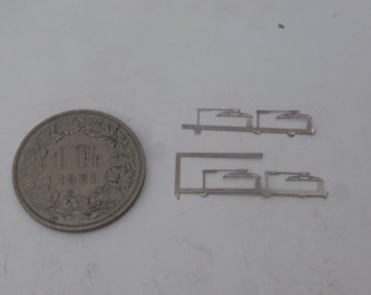 1:43 photoetched small windscreen wipers for Porsche 356 and the like (2 couples)