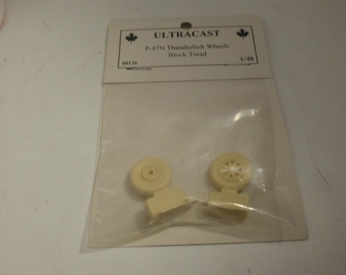1:48 scale resin P47N Thunderbolt wheels block tread Ultracast 48126