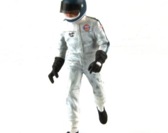 Jacky Ickx handpainted resin figure for slot cars systems Le Mans Miniatures 1:32 FLM132069M