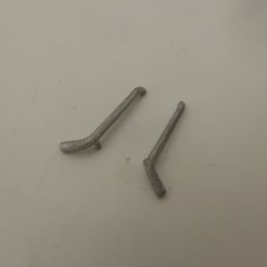 1:43 scale white metal side exhausts for Ferrari 250 GTO, racing GT cars etc. (pack of 2 pieces) type-B [SE002]